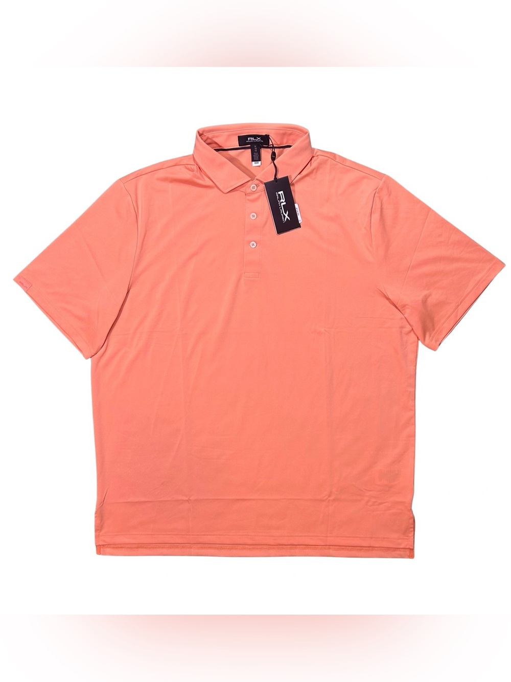 RLX Ralph Lauren Orange Golf Concept Jersey Performance Polo NWT XL
